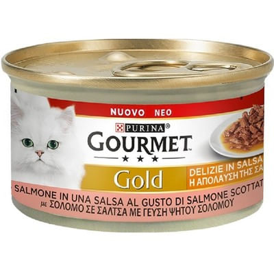 Gourmet Gold 85gr Delizie con Salmone in Salsa Gourmet Gold 85gr Delizie con Salmone in Salsa